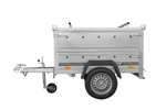 Charger l'image dans la galerie, Remorque un essieu 150x106 UNITRAILER GARDEN 150 KIPP avec côtés, ridelles supplementaires et capot en aluminium
