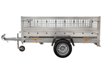 Charger l'image dans la galerie, Unitrailer GARDEN TRAILER 230 KIPP (NEW) remorque voiture avec roue jockey et côtés grillagés