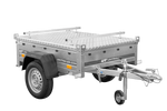 Charger l'image dans la galerie, Remorque simple essieu 750 kg PTAC 150x106 Garden Trailer 150 KIPP avec capot aluminium
