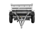 Charger l'image dans la galerie, Remorque simple essieu 750 kg PTAC 150x106 Garden Trailer 150 KIPP avec capot aluminium
