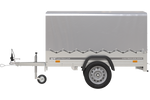 Charger l'image dans la galerie, Remorque 750 kg 200 x 125 avec bâche haute et arceau Garden Trailer 201 KIPP

